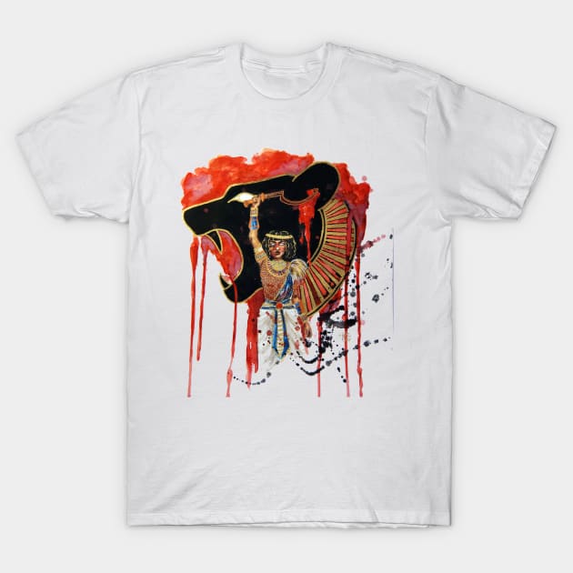 Warrior of Sekhmet T-Shirt by Hlblng